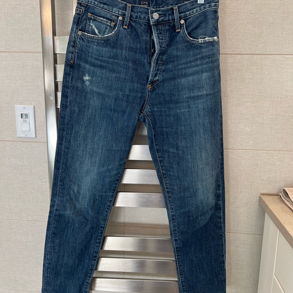 Woman’s citizens of humanity Libya high rise classic fit crop size 28 inseam 26